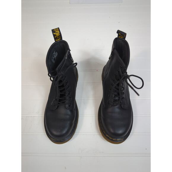 Dr. Martens 1460 Boot Black Kids 3 Lace Up Zip Up - Picture 2 of 9